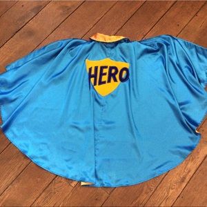 Gymboree Halloween Hero Cape & Mask! Size M/L 7-12